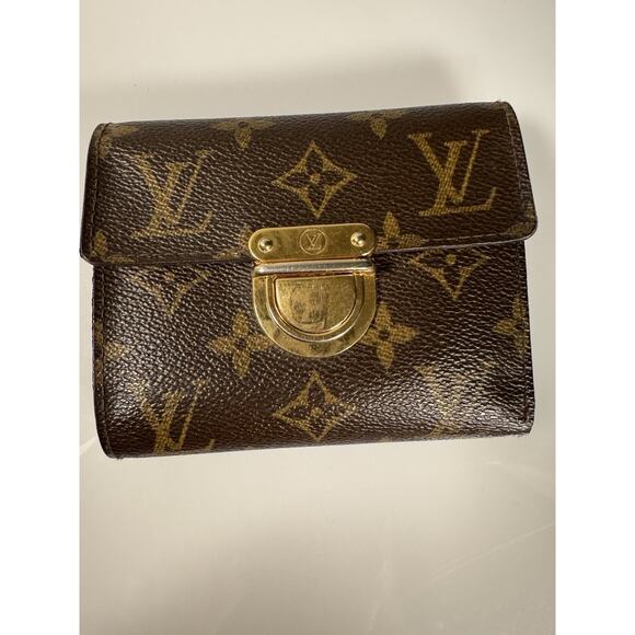 Louis Vuitton Portefeuille Koala Monogram Folding Compact Wallet Vintage Propane - Picture 16 of 16